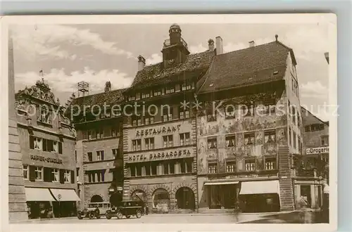 AK / Ansichtskarte Konstanz_Bodensee Historisches Gebaeude Hotel Barbarossa Konstanz_Bodensee