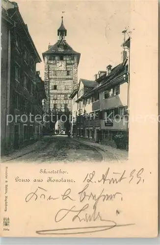 AK / Ansichtskarte Konstanz_Bodensee Schnetztor Konstanz_Bodensee