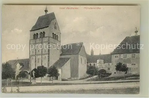 AK / Ansichtskarte Insel_Reichenau Muensterkirche Insel Reichenau