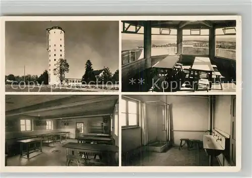 AK / Ansichtskarte Konstanz_Bodensee Aussichtsturm Jugendherberge Konstanz_Bodensee