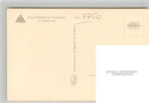AK / Ansichtskarte Konstanz_Bodensee Aussichtsturm Jugendherberge Konstanz_Bodensee