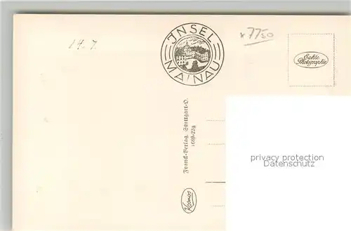 AK / Ansichtskarte Insel_Mainau Schloss mit Kirche Insel Mainau