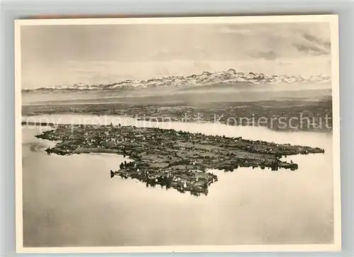 AK / Ansichtskarte Insel_Reichenau Fliegeraufnahme Insel Reichenau