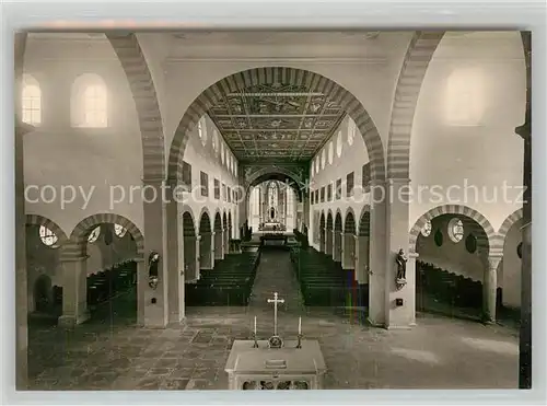 AK / Ansichtskarte Insel_Reichenau Muenster Markuschor Langhaus Blick aus der Kaiserloge Insel Reichenau