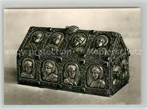 AK / Ansichtskarte Oberzell_Reichenau Schatzkammer Reliquiar um 1000 Oberzell Reichenau