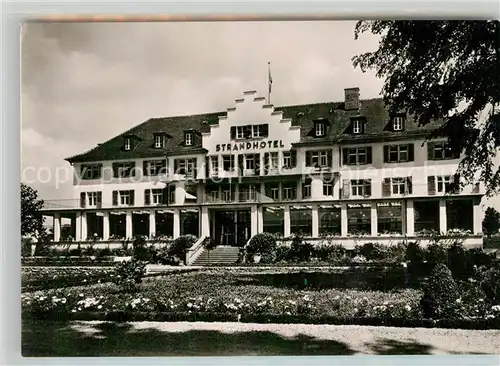 AK / Ansichtskarte Insel_Reichenau Strandhotel Loechnerhaus Insel Reichenau