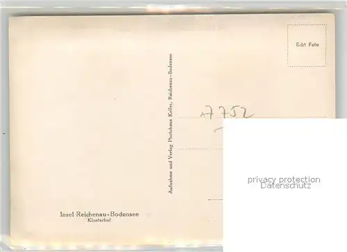 AK / Ansichtskarte Insel_Reichenau Klosterhof Insel Reichenau