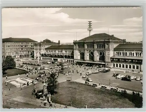 AK / Ansichtskarte Hannover Hauptbahnhof Denkmal Hannover