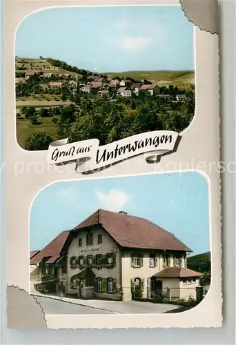 AK / Ansichtskarte Unterwangen Panorama Schwarzwald Gasthaus zum Hirschen Unterwangen