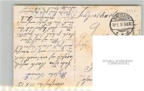 AK / Ansichtskarte Breisach_Rhein Schiffbruecke Blick zum Muenster Breisach Rhein