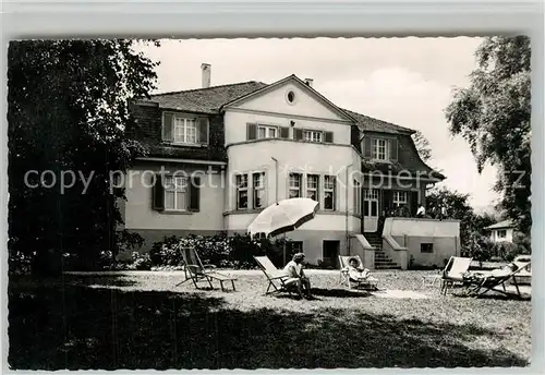 AK / Ansichtskarte Wallhausen_Bodensee Ferienheim Haus Roland Garten Liegewiese Wallhausen Bodensee