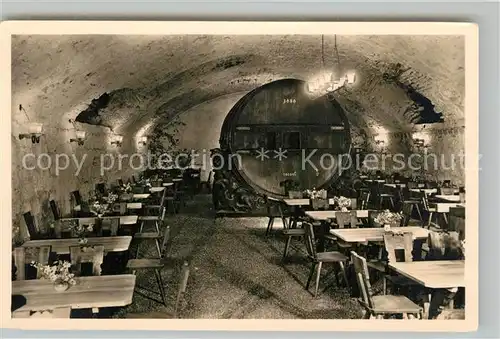 AK / Ansichtskarte Insel_Mainau Torkel Keller mit 25000 Liter Fass 17. Jhdt. Insel Mainau