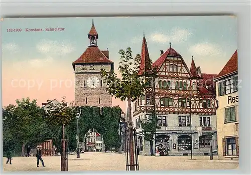 AK / Ansichtskarte Konstanz_Bodensee Schnetztor Konstanz_Bodensee