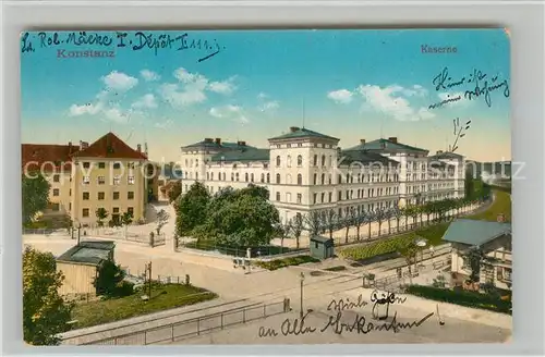 AK / Ansichtskarte Konstanz_Bodensee Kaserne Konstanz_Bodensee