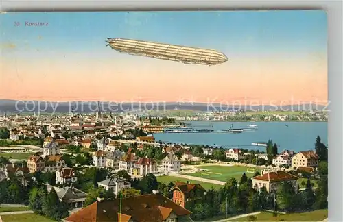 AK / Ansichtskarte Konstanz_Bodensee Zeppelin Konstanz_Bodensee
