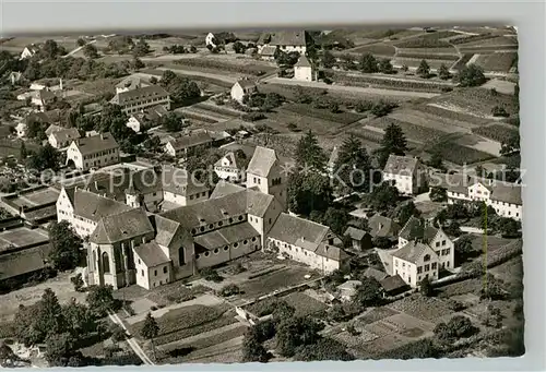 AK / Ansichtskarte Mittelzell Muenster und ehemaliges Kloster Fliegeraufnahme Mittelzell