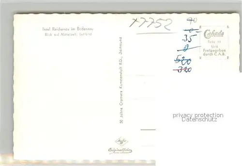 AK / Ansichtskarte Mittelzell Fliegeraufnahme Mittelzell