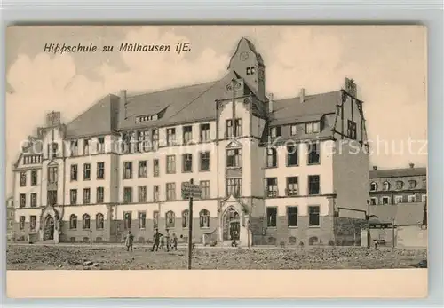 AK / Ansichtskarte Muelhausen_Elsass Hippschule Ecole Muelhausen Elsass