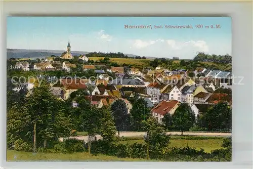 AK / Ansichtskarte Bonndorf_Schwarzwald Panorama Bonndorf Schwarzwald