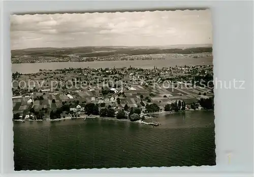 AK / Ansichtskarte Insel_Reichenau Fliegeraufnahme Insel Reichenau