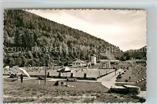 AK / Ansichtskarte Hornberg_Schwarzwald Freibad Hornberg Schwarzwald