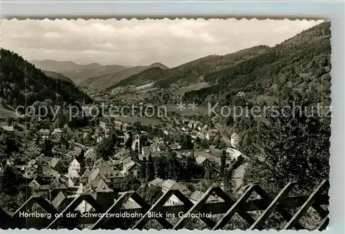 AK / Ansichtskarte Hornberg_Schwarzwald Blick ins Gutachtal Hornberg Schwarzwald