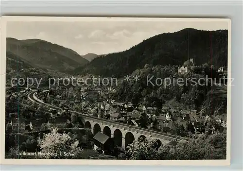 AK / Ansichtskarte Hornberg_Schwarzwald Panorama Hornberg Schwarzwald