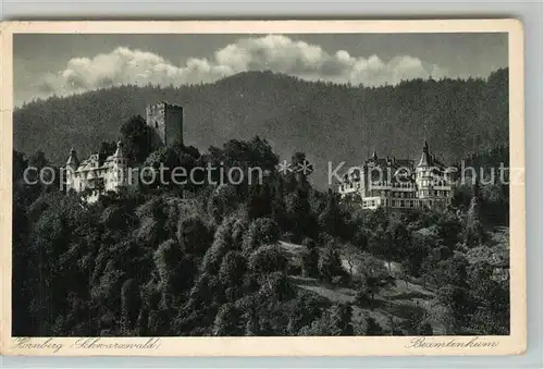 AK / Ansichtskarte Hornberg_Schwarzwald Beamtenheim Schlossberg Hornberg Schwarzwald