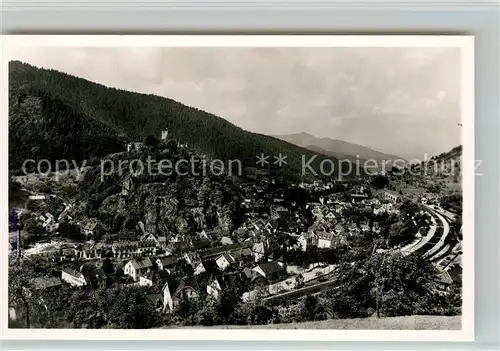 AK / Ansichtskarte Hornberg_Schwarzwald Panorama Hornberg Schwarzwald