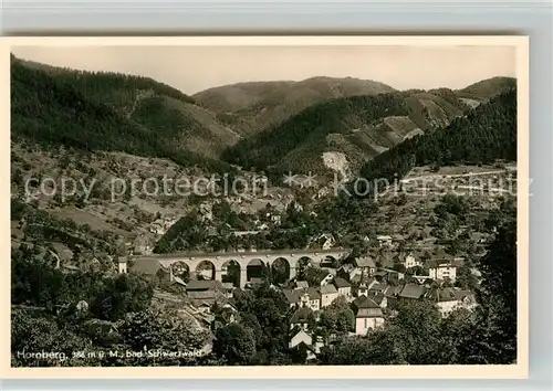 AK / Ansichtskarte Hornberg_Schwarzwald Panorama Viadukt Hornberg Schwarzwald