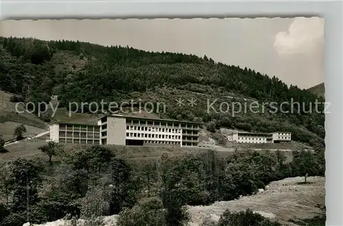 AK / Ansichtskarte Hornberg_Schwarzwald St&#228;dtisches Krankenhaus Hornberg Schwarzwald