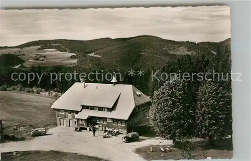 AK / Ansichtskarte Schonach_Schwarzwald Gasthaus Wilhelmsh&#246;he Schonach Schwarzwald