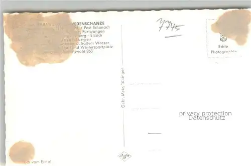 AK / Ansichtskarte Schonach_Schwarzwald Rohrhardsberg Braun H&#246;rnle Panorama Schonach Schwarzwald