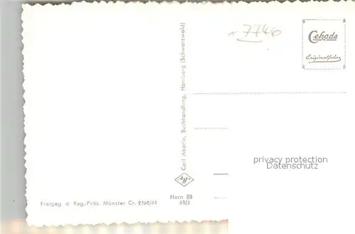 AK / Ansichtskarte Hornberg_Schwarzwald Krankenhaus Hornberg Schwarzwald