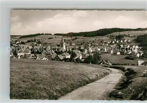 AK / Ansichtskarte Schonach_Schwarzwald Panorama Schonach Schwarzwald