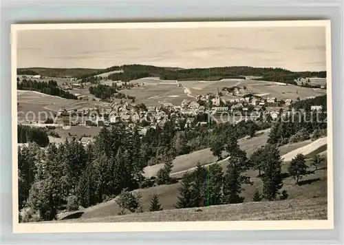 AK / Ansichtskarte Schonach_Schwarzwald Panorama Schonach Schwarzwald