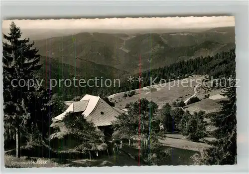 AK / Ansichtskarte Schonach_Schwarzwald Holzeck Schonach Schwarzwald