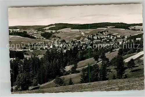 AK / Ansichtskarte Schonach_Schwarzwald Panorama Schonach Schwarzwald