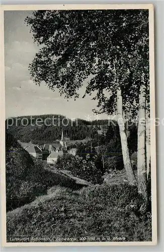 AK / Ansichtskarte Schonach_Schwarzwald Panorama Schonach Schwarzwald