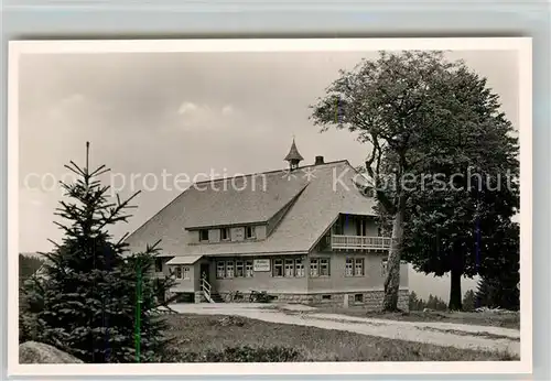 AK / Ansichtskarte Schonach_Schwarzwald Gasthaus Wilhelmsh&#246;he Schonach Schwarzwald