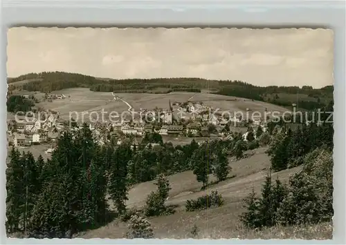 AK / Ansichtskarte Schonach_Schwarzwald Panorama Schonach Schwarzwald