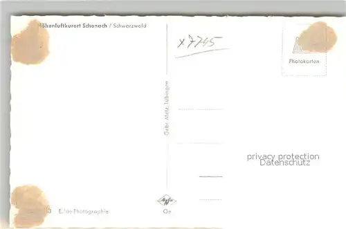 AK / Ansichtskarte Schonach_Schwarzwald Panorama Schonach Schwarzwald