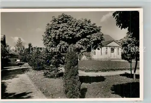 AK / Ansichtskarte Schonach_Schwarzwald Kurgarten Schonach Schwarzwald