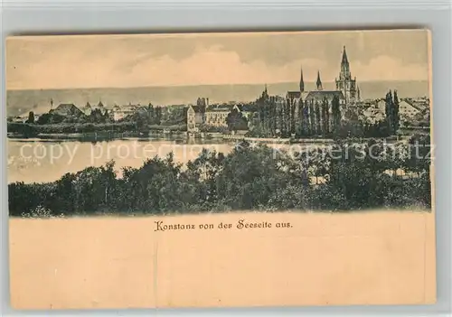 AK / Ansichtskarte Konstanz_Bodensee M?nster Panorama Konstanz_Bodensee