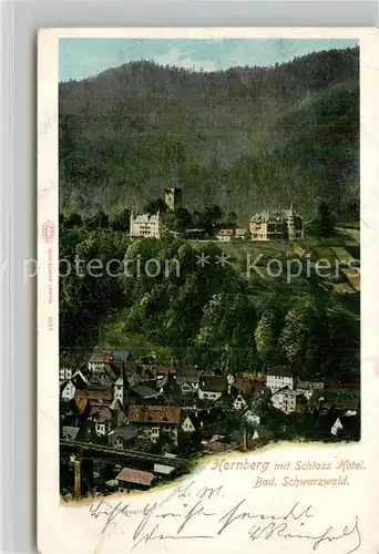 AK / Ansichtskarte Hornberg_Schwarzwald Schloss Hotel Hornberg Schwarzwald