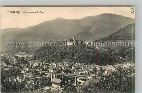 AK / Ansichtskarte Hornberg_Schwarzwald Panorama Hornberg Schwarzwald