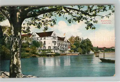 AK / Ansichtskarte Konstanz_Bodensee Inselhotel Konstanz_Bodensee