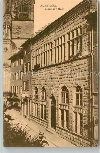 AK / Ansichtskarte Konstanz_Bodensee Haus zur Katz Konstanz_Bodensee