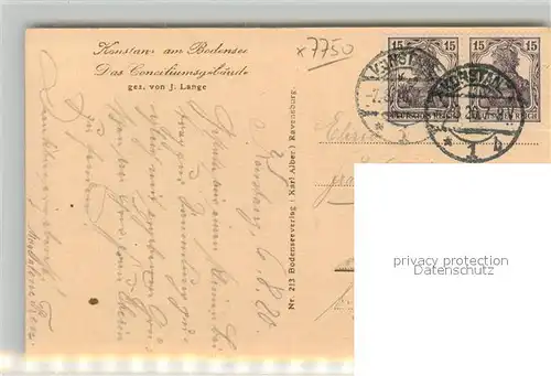 AK / Ansichtskarte Konstanz_Bodensee Conciliumsgeb&#228;ude Konstanz_Bodensee