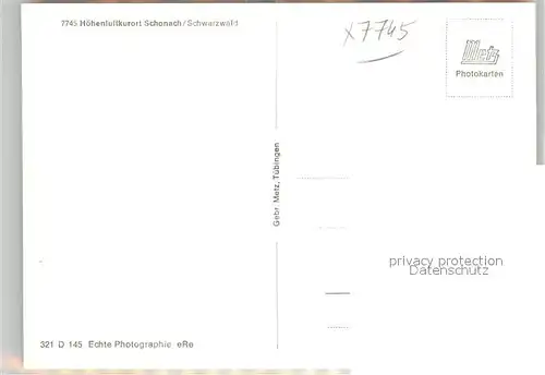 AK / Ansichtskarte Schonach_Schwarzwald Panorama Schonach Schwarzwald